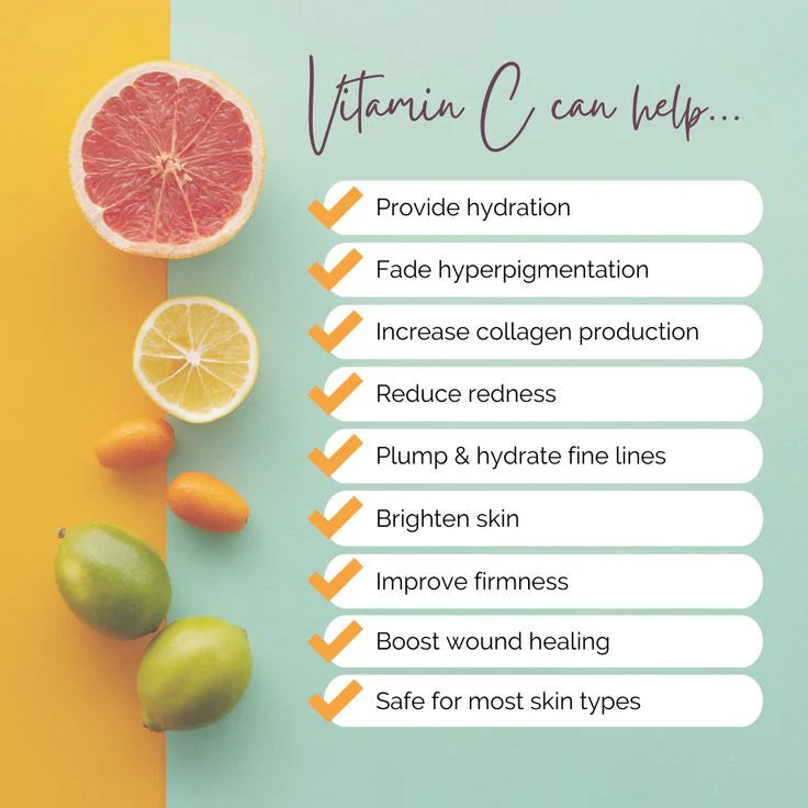 VITAMIN C FOR SKIN BRIGHTENING SERUM - BEST FOR WHITENING