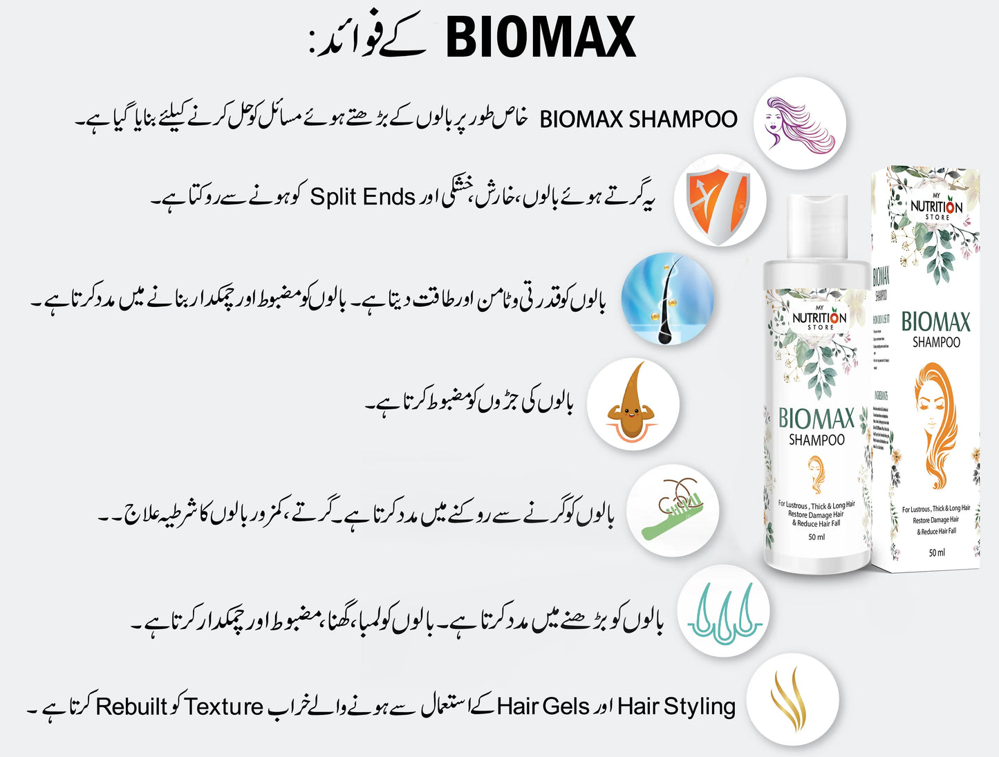 Biomax Shampoo (200ml)