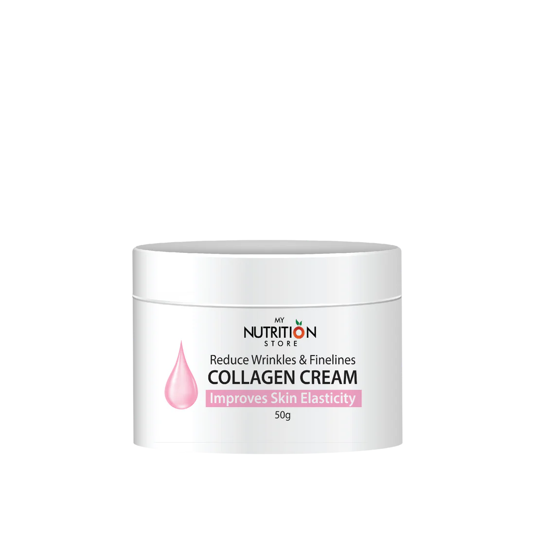 Collagen cream helps improve skin elasticity by boosting the skin's natural firmness and resilience.