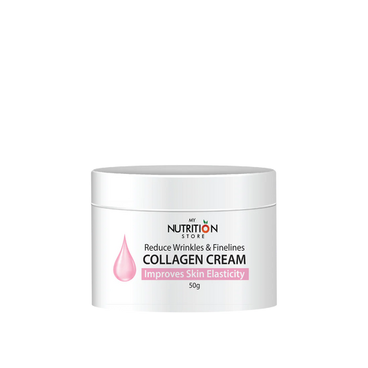 Collagen cream helps improve skin elasticity by boosting the skin's natural firmness and resilience.