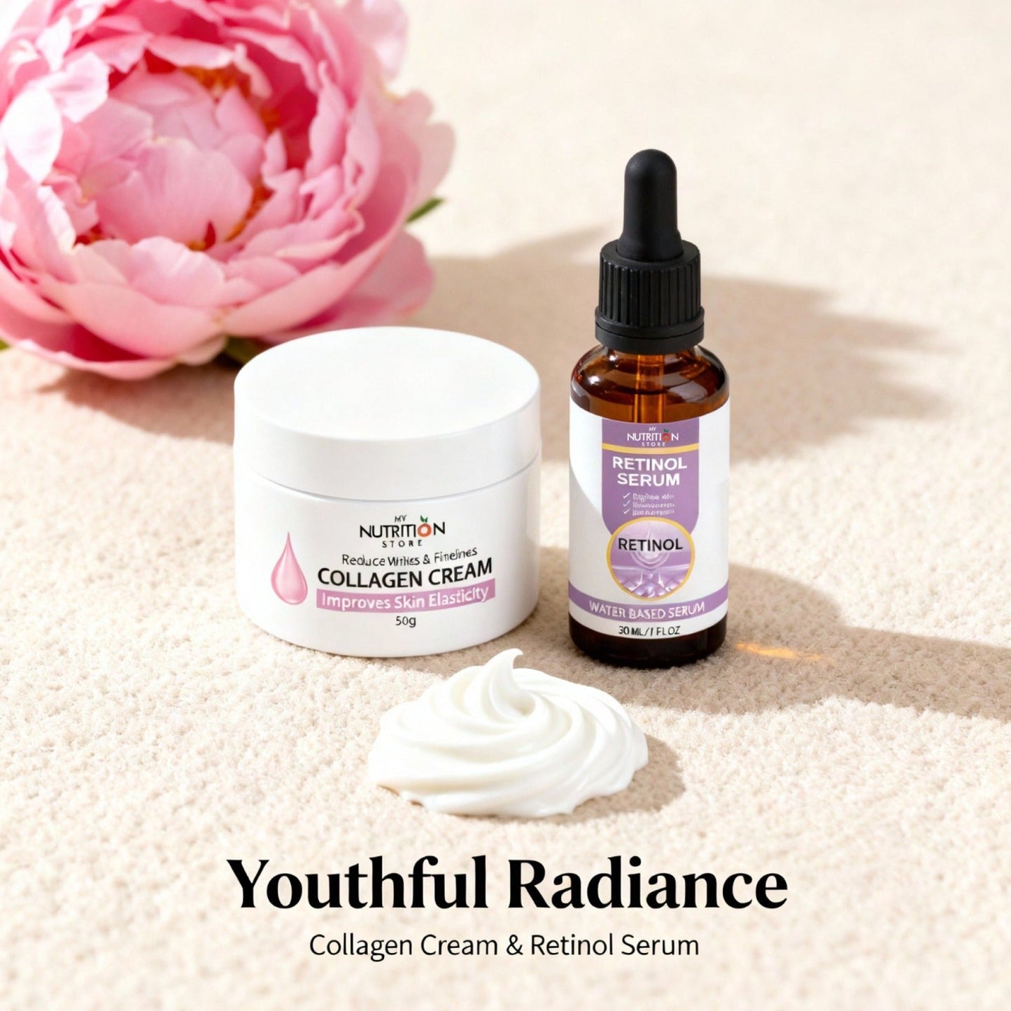 COLLAGEN CREAM + RETINOL SERUM